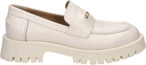 Nelson chunky leren loafers off white