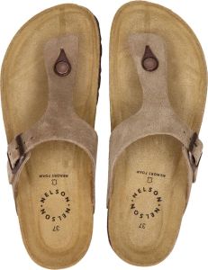 Nelson dames slipper Taupe