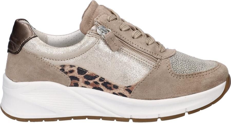 Nelson Flex dames sneaker Beige multi