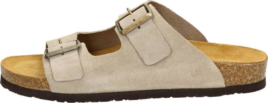 Nelson heren slipper Taupe