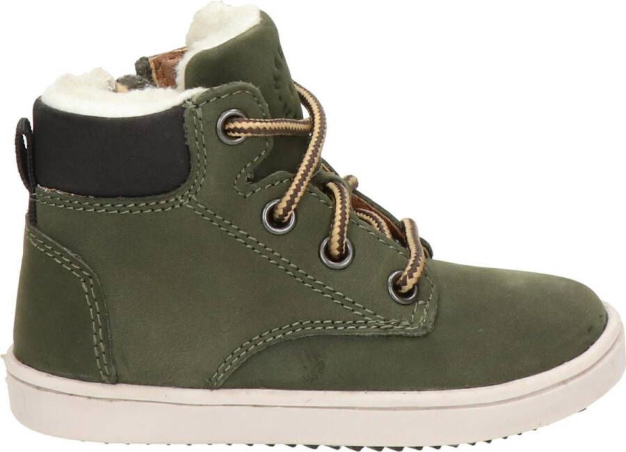 Nelson Kids nubuck veterboots kaki