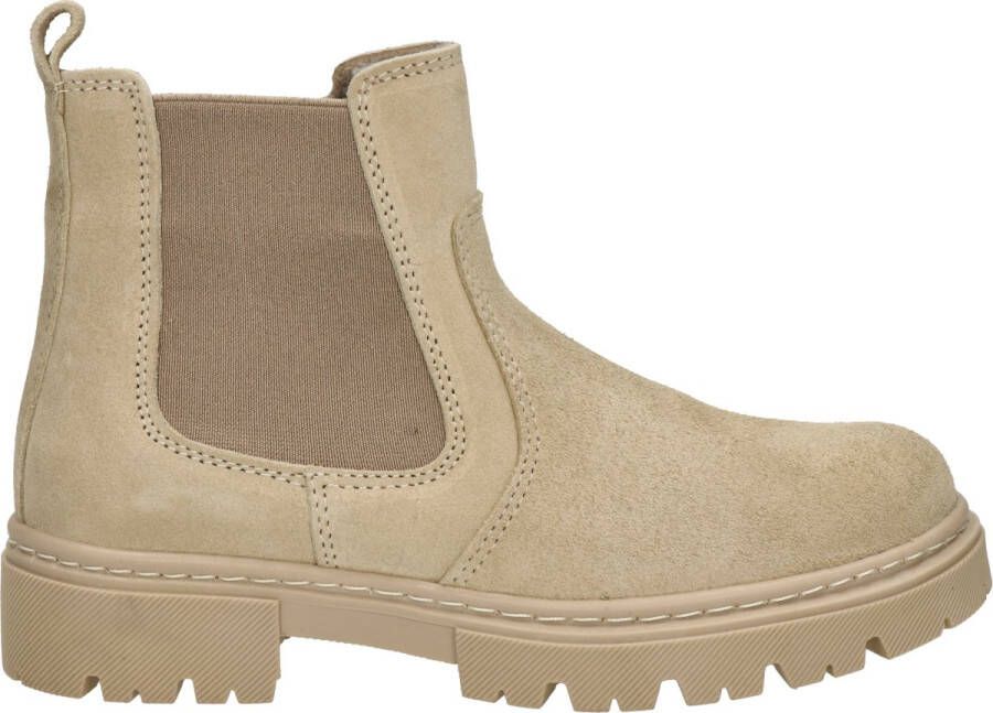 Nelson Kids nubuck chelsea boots beige