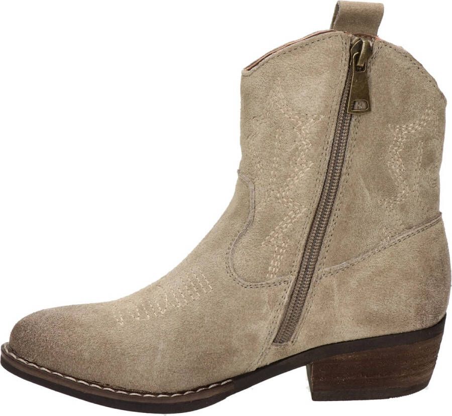 Nelson Kids suède cowboylaarzen beige