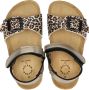 Nelson Kids sandalen met panterprint goud - Thumbnail 2