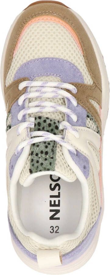 Nelson Kids meisjes sneaker Beige multi