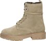 Nelson Kids suede veterlaarzen beige - Thumbnail 2