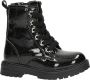 Nelson Kids lak veterboots met glitters zwart 32 - Thumbnail 1