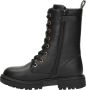 Nelson Kids veterboots zwart Meisjes Imitatieleer 35 - Thumbnail 1