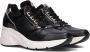 Nerogiardini Zwarte Leren Sneaker met Sleehak en Rits Black Dames - Thumbnail 1