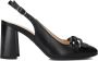Nero Giardini 512310 Sneakers Leren Sneaker Dames Zwart - Thumbnail 8