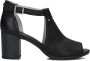Nerogiardini Zwarte Leren Geperforeerde Sandalen Black Dames - Thumbnail 2
