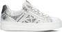 Nero Giardini 513010 Sneakers Leren Sneaker Dames Zilver - Thumbnail 4