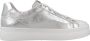 Nero Giardini 513010 Sneakers Leren Sneaker Dames Zilver - Thumbnail 1