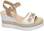 Nero Giardini 513552 Sandalen Met Sleehak Dames Taupe - Thumbnail 2
