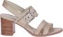 Nerogiardini Champagne Pu Barbara Sandalen Multicolor Dames - Thumbnail 1