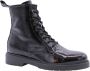 Nerogiardini Dames Enkellaarzen Zwart Combat Stijl Black Dames - Thumbnail 1