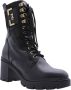 Nero Giardini 05861 Veterboots Laarzen Met Veters Dames Zwart - Thumbnail 2