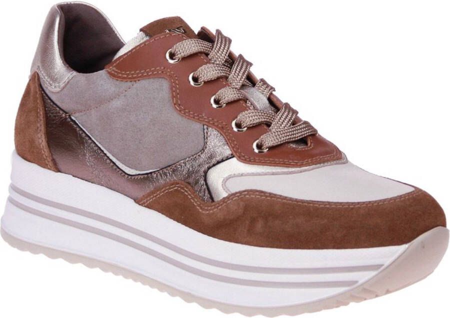 Nerogiardini Stijlvolle vetersneakers Brown Dames - Foto 1
