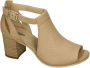 Nerogiardini Beige Leren Enkellaarzen met 7cm Hak Beige Dames - Thumbnail 16