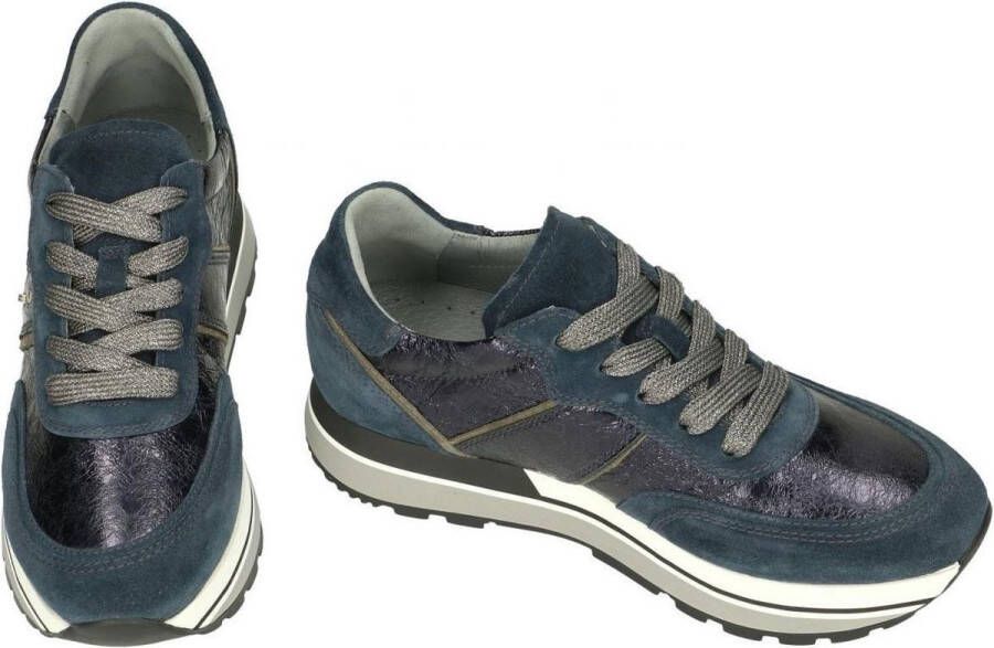 Nero Giardini -Dames blauw donker sneakers