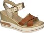 Nero Giardini -Dames cognac caramel sandalen - Thumbnail 1