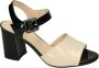 Nerogiardini Women's heel shoes in leather Beige Dames - Thumbnail 1