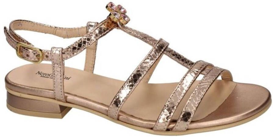 Nero Giardini Roze Metallic Sandaal