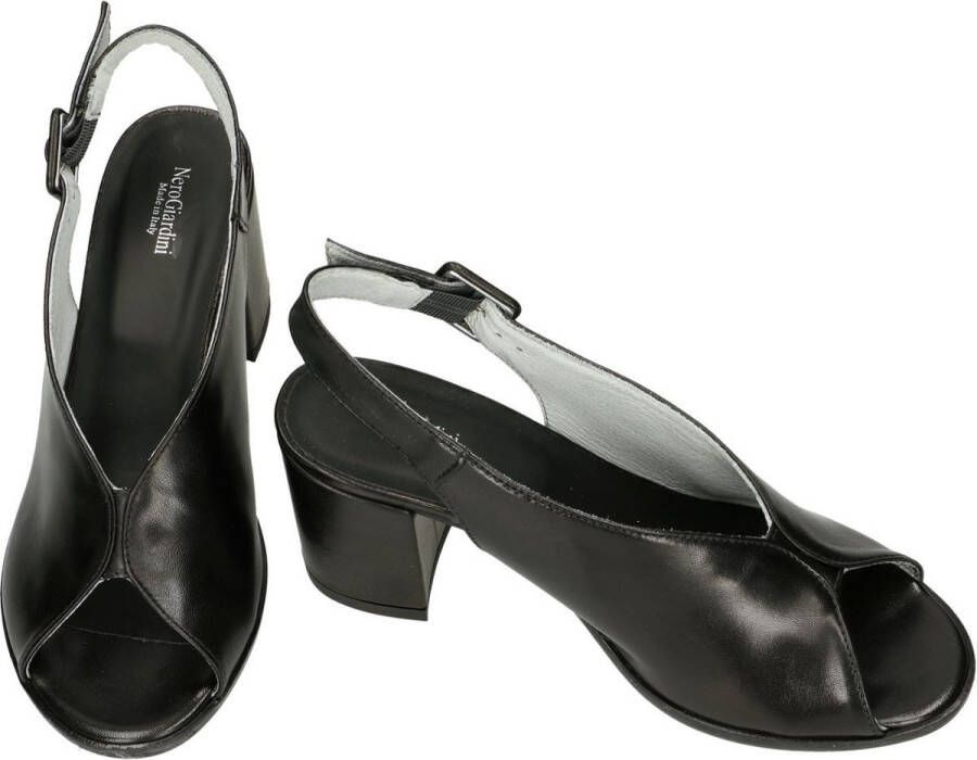 Nerogiardini Elegante hoge hak sandalen Black Dames