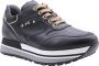 Nerogiardini Leren Dames Sneakers met Vetersluiting Zwart Dames - Thumbnail 3