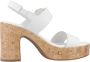 Nerogiardini Witte Leren Sandalen Stijlvol Ontwerp White Dames - Thumbnail 1