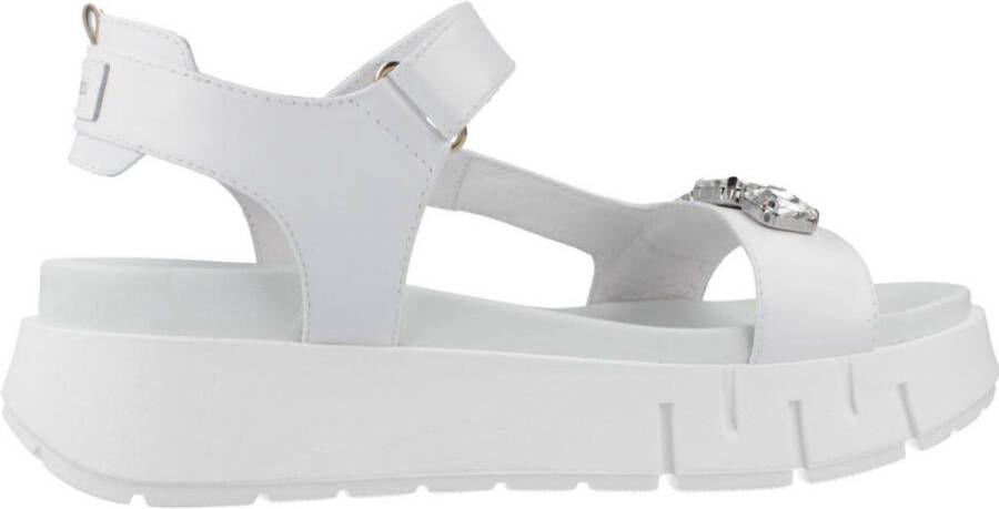 Nerogiardini Flat Sandals White Dames