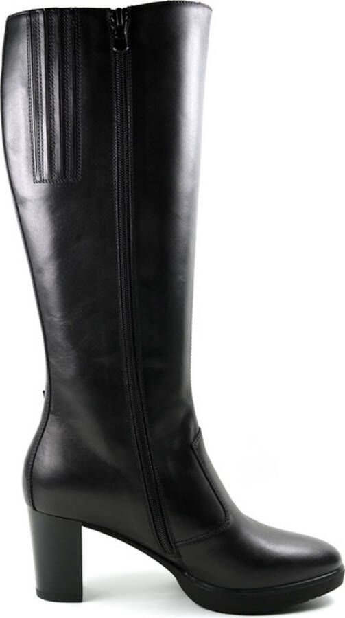 Nerogiardini Zwarte Italiaanse Laarzen met Metalen Details Black Dames - Foto 1