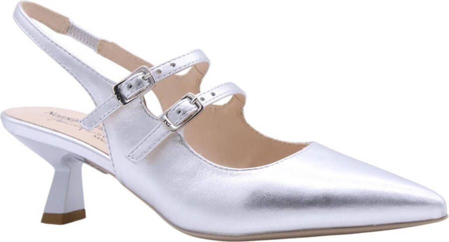 Nero Giardini Mary Jane Slingback Zilver