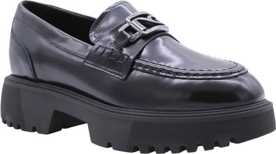 Nerogiardini Zwarte platte schoenen met Italiaanse kwaliteit Black Dames