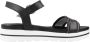 Nerogiardini Zwarte Leren Sandalen met Strass-stenen Black Dames - Thumbnail 2