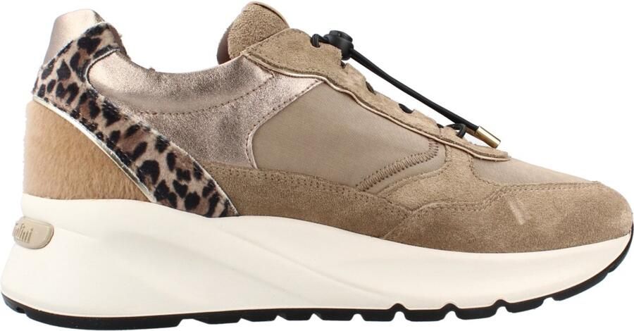 NeroGiardini Sneaker Arold Velo Taupe T.Zoro Modder Etoile Luipaard T.Pluvia Fashion Wear Vrouwen