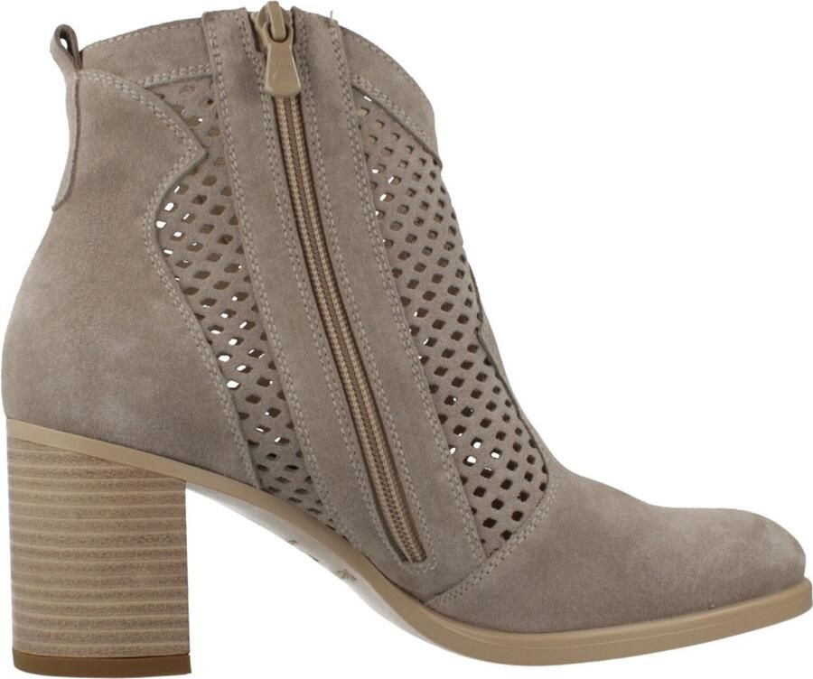 NeroGiardini Laarzen Velour Tr Capua Beige+ Fashion Wear Vrouwen