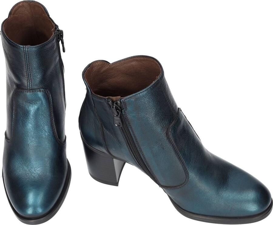 Nero Giardini -Dames blauw petrol enkellaarzen