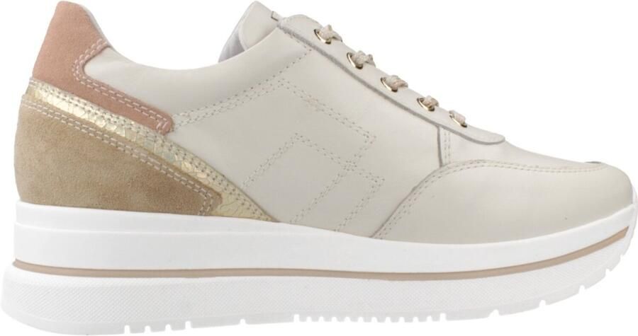 Nero Giardini -Dames off-white-crÈme-ivoorkleur sneakers