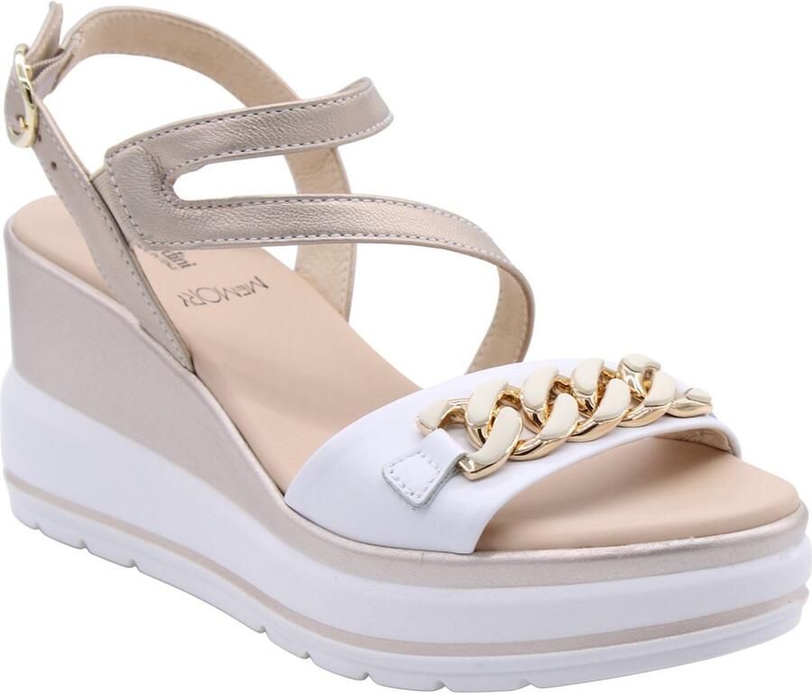 NeroGiardini Sandalen met sleehak Loira Etoile Sand Saturn Poli.Ussita 42695 Bi