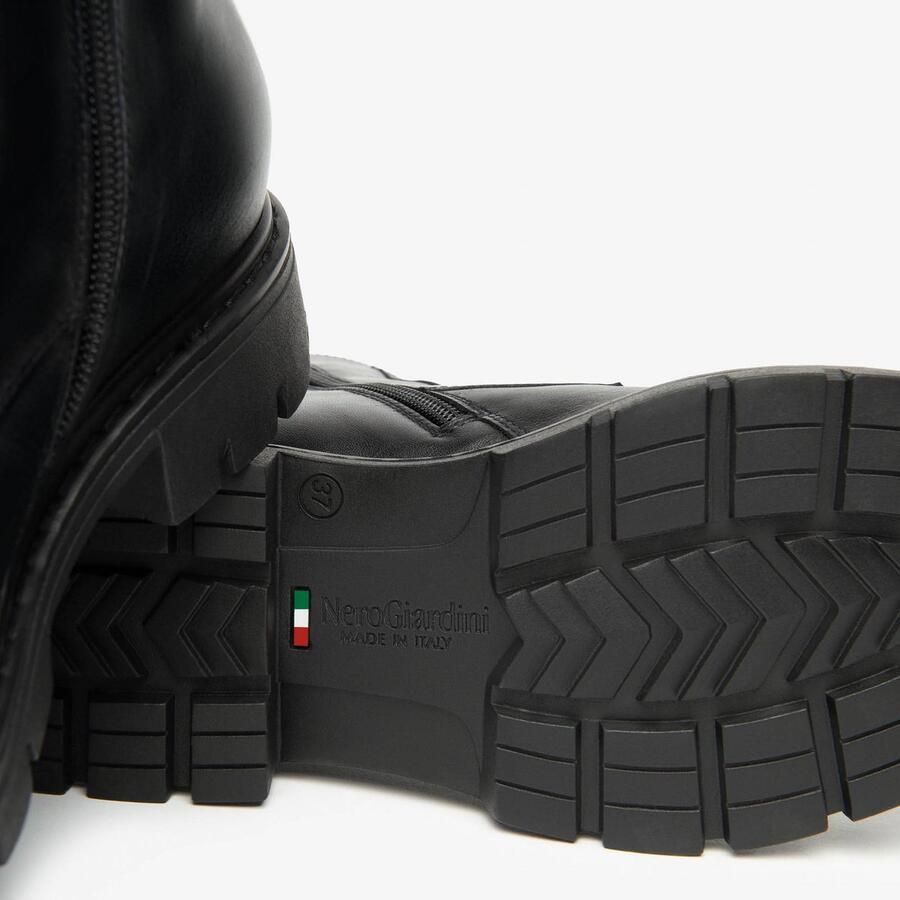 Nero Giardini -Dames zwart enkellaarzen
