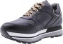 Nerogiardini Leren Dames Sneakers met Vetersluiting Zwart - Thumbnail 1