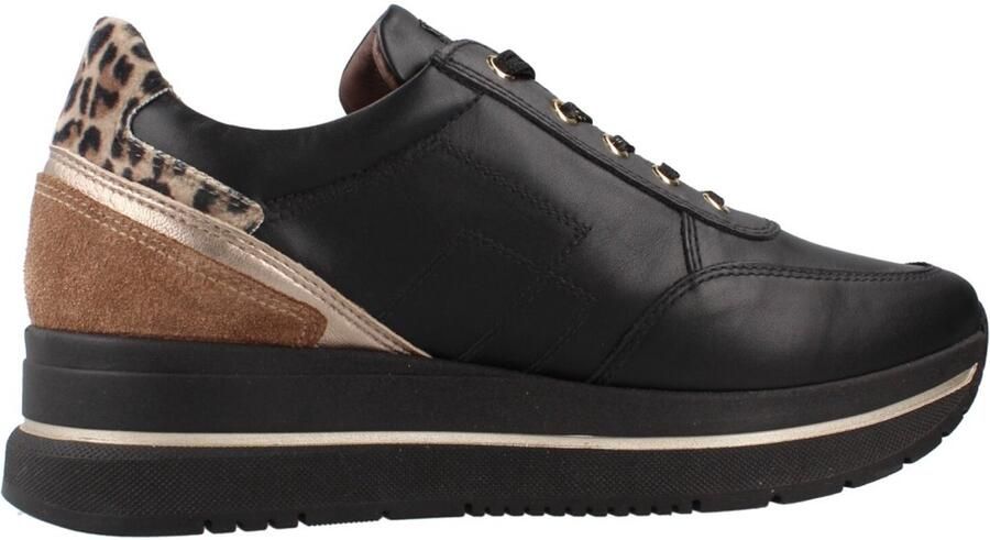 Nero Giardini NeroGiardini I610736D-100 Guanto Nero Zwarte dames sneaker