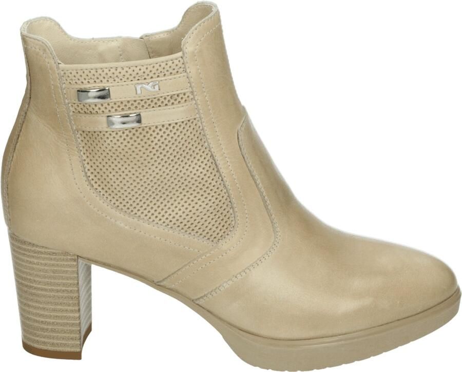 Nero Giardini E615080D LaarsjesDames laarzen Wit beige