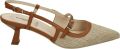 NeroGiardini Pumps T.Paglia Fresh 01 S Armenia Cognac Tpu Cleto Natu - Wit