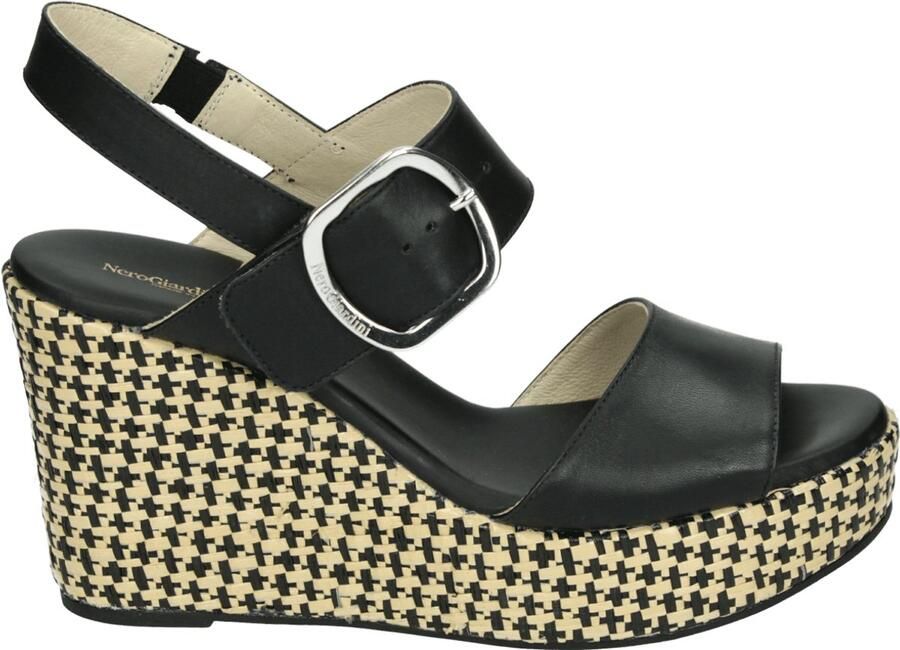 NeroGiardini Sandalen met sleehak Tamigi Pu.Malfa 8901P Ricop