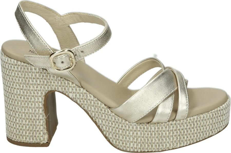 Nero Giardini E616071D Sandalen met hak Metallics