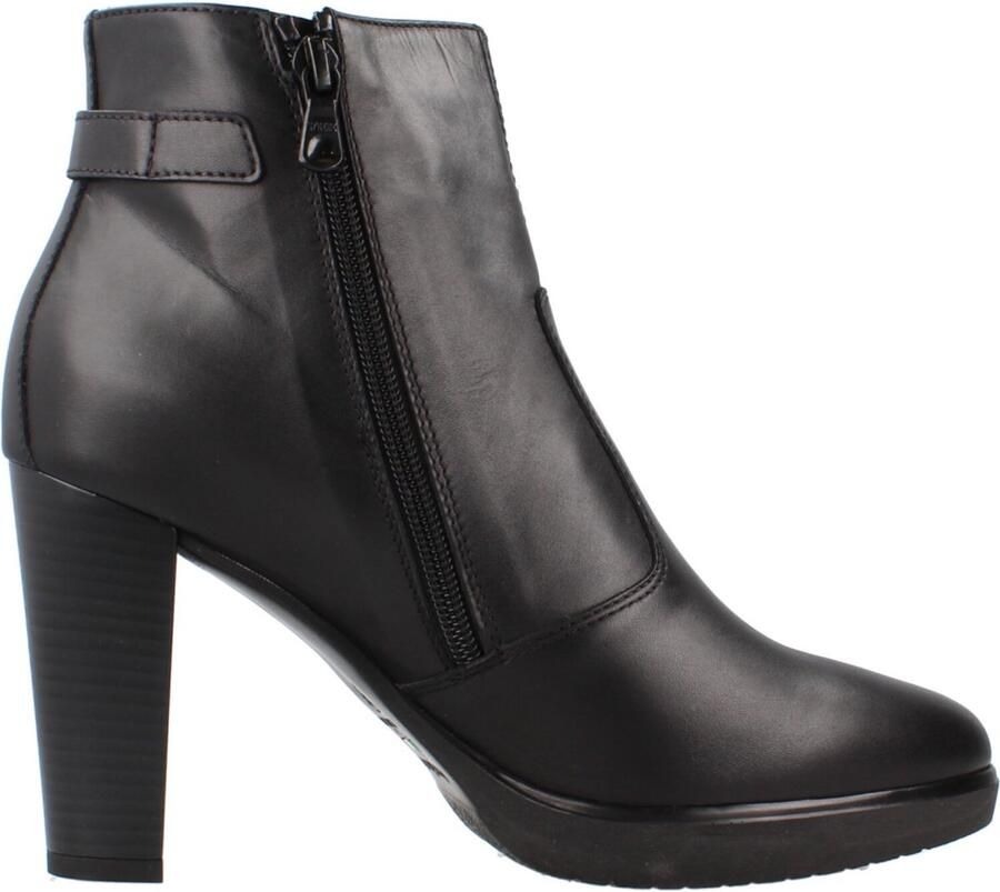 Nero Giardini NeroGiardini Dames enkellaars met hak I617270D-100 Zwart