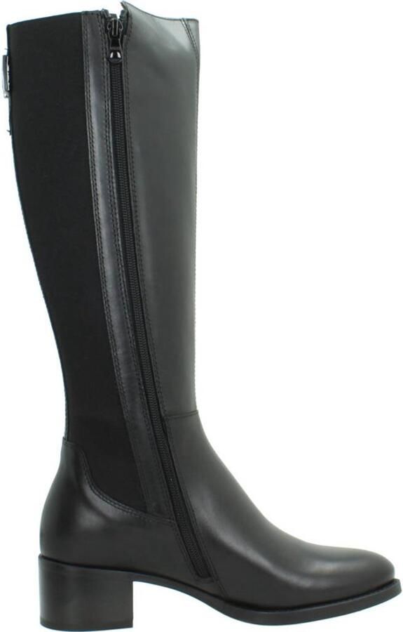 Nerogiardini Leren dameslaarzen met ritssluiting Black Dames