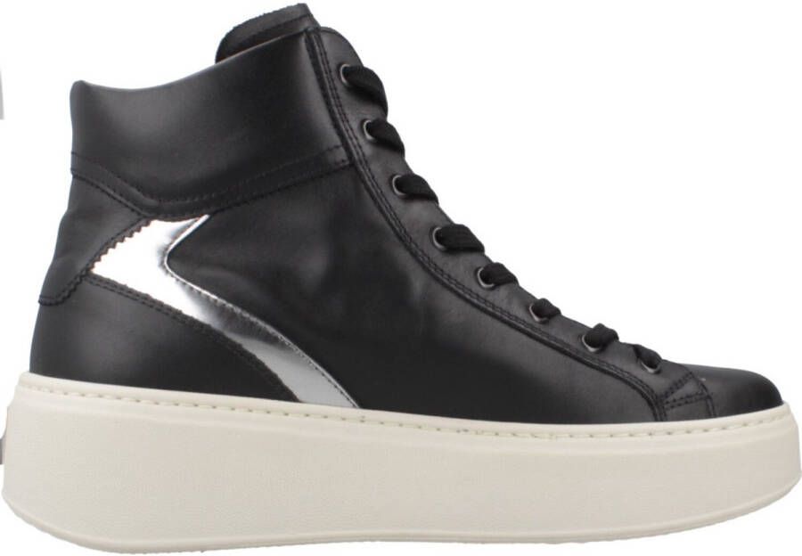 NeroGiardini Sneaker Black Gloves T.Brill Anthracite Pu.Guatemala L17682 Fashion Wear Vrouwen